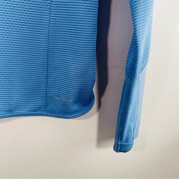 Nike Women's AeroReact Hybrid Half Zip Running Jacket Blue Size XS - Picture 11 of 11